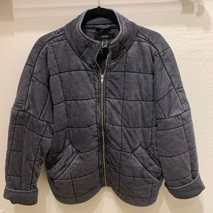Quilted Jacket in Gray